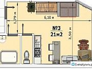 Студия, 21 м², 2/25 эт. Москва