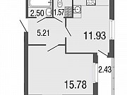 1-комнатная квартира, 37 м², 4/4 эт. Токсово