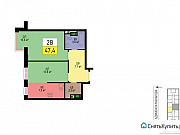 2-комнатная квартира, 46 м², 15/21 эт. Москва