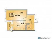 1-комнатная квартира, 43 м², 12/24 эт. Ростов-на-Дону