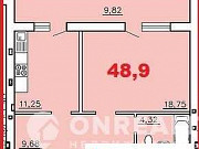 1-комнатная квартира, 48 м², 1/3 эт. Воронеж