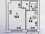 1-комнатная квартира, 34 м², 1/12 эт. Москва