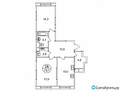 2-комнатная квартира, 73 м², 8/25 эт. Москва