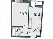 1-комнатная квартира, 33 м², 19/19 эт. Санкт-Петербург