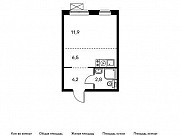 1-комнатная квартира, 25 м², 9/16 эт. Москва