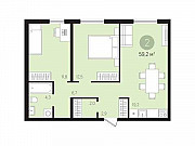 2-комнатная квартира, 59 м², 8/10 эт. Тюмень