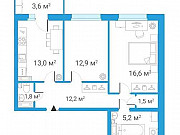 2-комнатная квартира, 63 м², 4/4 эт. Санкт-Петербург