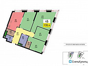 4-комнатная квартира, 108 м², 42/48 эт. Москва