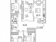 4-комнатная квартира, 145 м², 12/24 эт. Санкт-Петербург