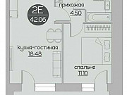 2-комнатная квартира, 42 м², 8/25 эт. Пермь
