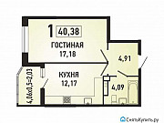 1-комнатная квартира, 41 м², 19/24 эт. Краснодар