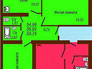 2-комнатная квартира, 60 м², 5/10 эт. Саратов