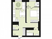 1-комнатная квартира, 50 м², 3/14 эт. Видное