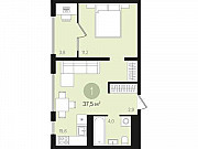 1-комнатная квартира, 37 м², 8/15 эт. Екатеринбург