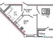 1-комнатная квартира, 39 м², 16/18 эт. Ставрополь