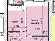 1-комнатная квартира, 38 м², 11/17 эт. Барнаул