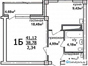 1-комнатная квартира, 40 м², 3/14 эт. Нижний Новгород