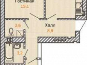 2-комнатная квартира, 65 м², 1/10 эт. Воронеж