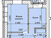 1-комнатная квартира, 38 м², 10/17 эт. Барнаул