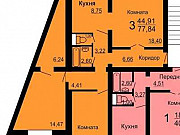 3-комнатная квартира, 82 м², 6/10 эт. Челябинск