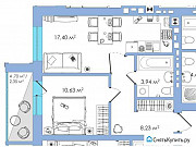 1-комнатная квартира, 43 м², 5/5 эт. Калининград