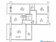 4-комнатная квартира, 81 м², 7/9 эт. Красноярск