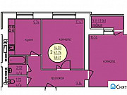 2-комнатная квартира, 58 м², 8/10 эт. Самара