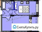 1-комнатная квартира, 39 м², 2/17 эт. Владимир