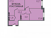 3-комнатная квартира, 64 м², 1/4 эт. Янино-1