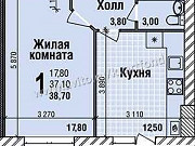 1-комнатная квартира, 39 м², 2/3 эт. Волгоград