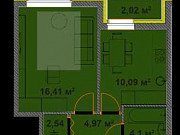 1-комнатная квартира, 39 м², 3/17 эт. Ижевск