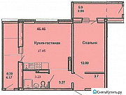 2-комнатная квартира, 46 м², 15/17 эт. Барнаул