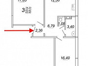 2-комнатная квартира, 63 м², 2/10 эт. Челябинск