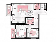 3-комнатная квартира, 95 м², 18/25 эт. Челябинск