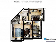 3-комнатная квартира, 112 м², 3/17 эт. Махачкала