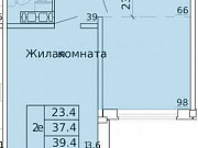 1-комнатная квартира, 39 м², 12/16 эт. Киров