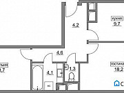 2-комнатная квартира, 57 м², 9/22 эт. Москва