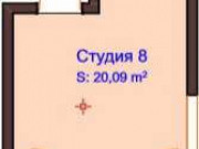 Студия, 20 м², 3/3 эт. Севастополь