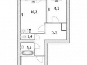 2-комнатная квартира, 47 м², 2/2 эт. Олонец