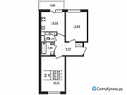 2-комнатная квартира, 52 м², 10/25 эт. Санкт-Петербург