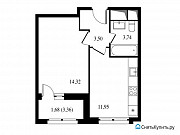 1-комнатная квартира, 35 м², 8/24 эт. Москва