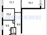 3-комнатная квартира, 64 м², 9/9 эт. Санкт-Петербург