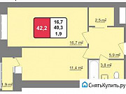 1-комнатная квартира, 42 м², 10/10 эт. Нижний Новгород