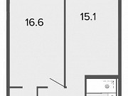 1-комнатная квартира, 43 м², 1/13 эт. Санкт-Петербург