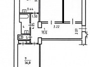 3-комнатная квартира, 74 м², 2/4 эт. Ижевск