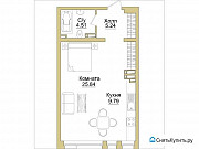 1-комнатная квартира, 45 м², 4/32 эт. Москва