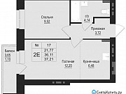 2-комнатная квартира, 37 м², 2/6 эт. Пермь
