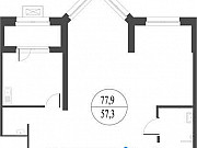 2-комнатная квартира, 77 м², 8/28 эт. Москва