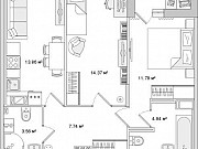 2-комнатная квартира, 59 м², 2/14 эт. Санкт-Петербург