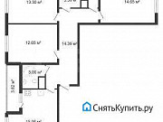 3-комнатная квартира, 79 м², 3/18 эт. Санкт-Петербург